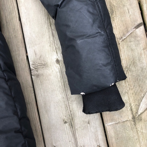 Mackage Jacket Black Fitted Down Fur Hooded Coat Medium - Picture 16 of 16